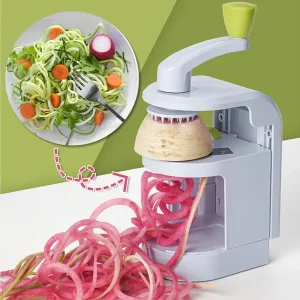Manuell spiralizer – Handhållen nudelmaskin för hälsosamma, kolhydratsnåla måltider