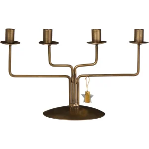 Ljusstake i metall – 4 ljus