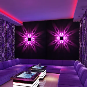 Väggmonterad LED-lampa
