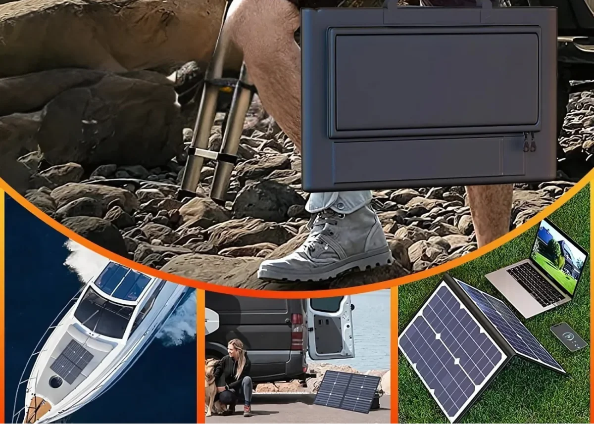 Ultrakraftigt 1000W hopfällbart solpanelsystem – Smart MPPT-snabbladdning, USB-C-klar för off-grid-liv - Bild 4