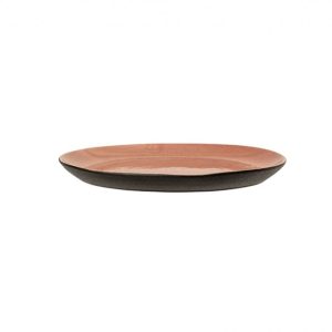 Bloomingville  <strong> Sienna Tallrik Orange/svart </strong>