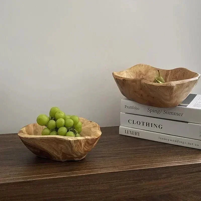 Ekologisk fruktskål i trä – Minimalistisk och hållbar köksinredning - Bild 5