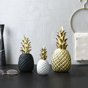 Glänsande Ananas Accent Dekoration